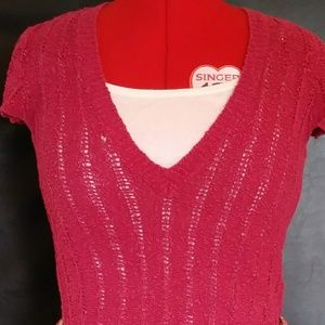 Pink spring sweater